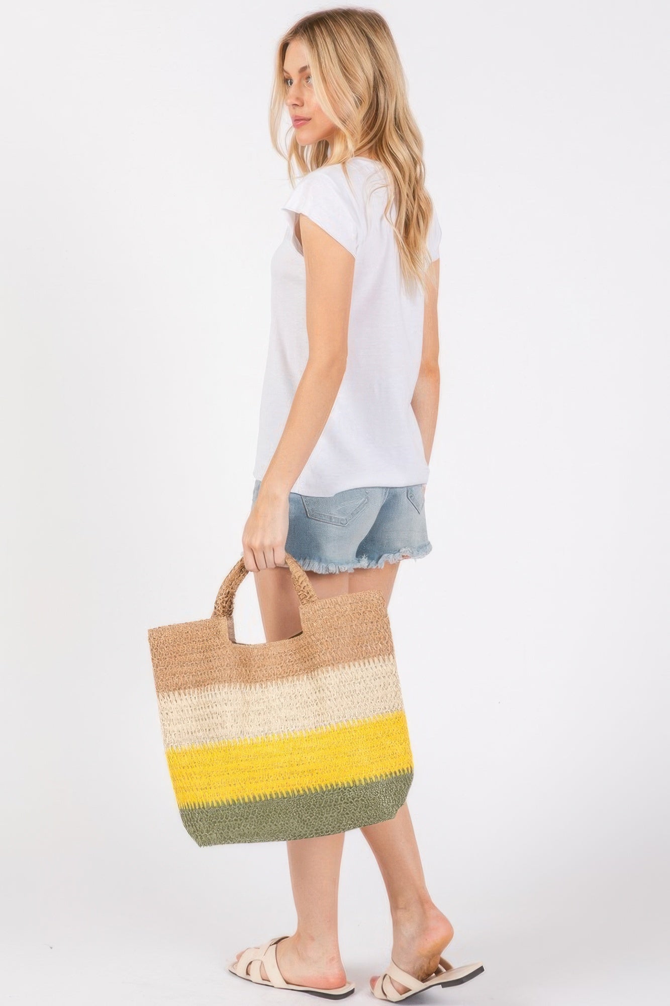 Multi Color Stripe Tote Bag | Mixtshop LLC
