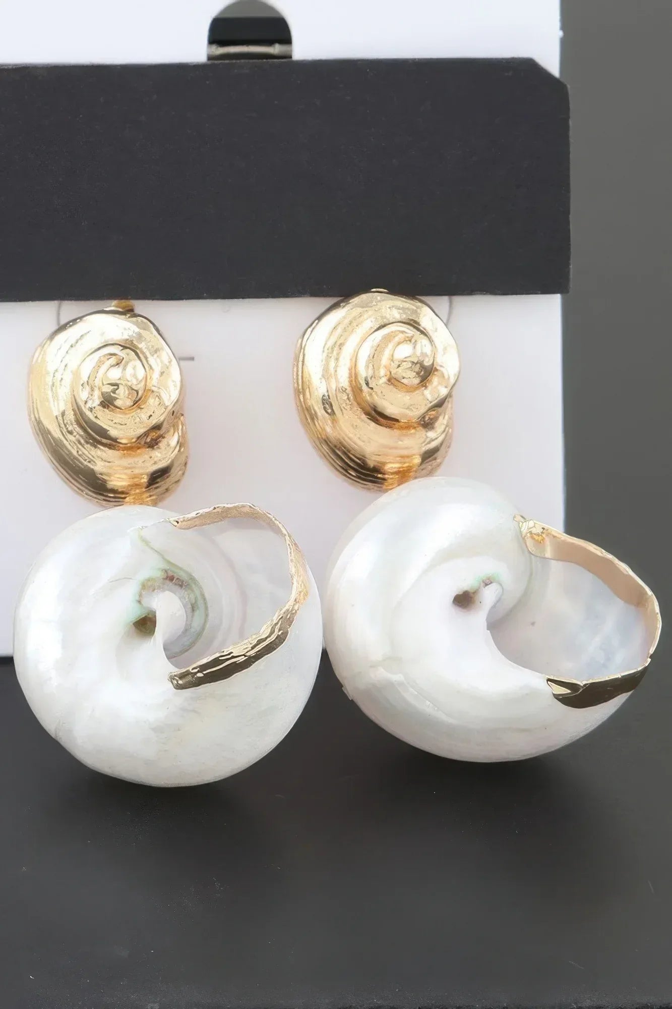 Twin Heart Of The Sea Stud Earrings | Mixtshop LLC Main image