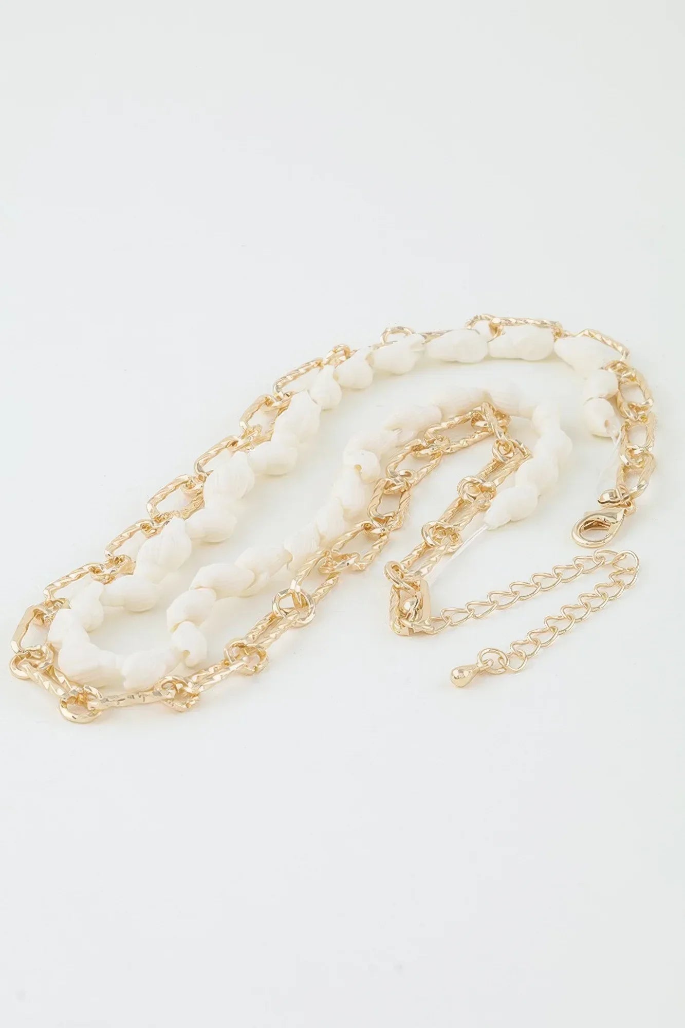 Sea Shell N Chain Linked Necklace | Mixtshop LLC