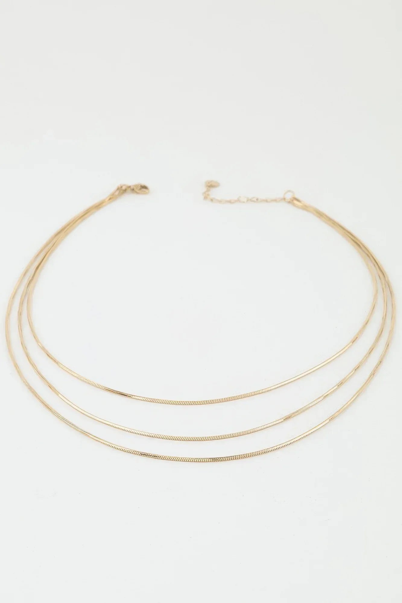 Triple Sleek Chain Necklace | Mixtshop LLC