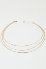 Triple Sleek Chain Necklace | Mixtshop LLC