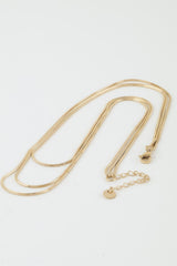 Triple Sleek Chain Necklace | Mixtshop LLC