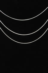 Triple Sleek Chain Necklace | Mixtshop LLC