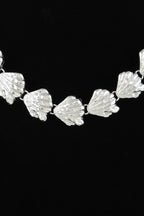 Hammered Sea Shell Charm Necklace | Mixtshop LLC