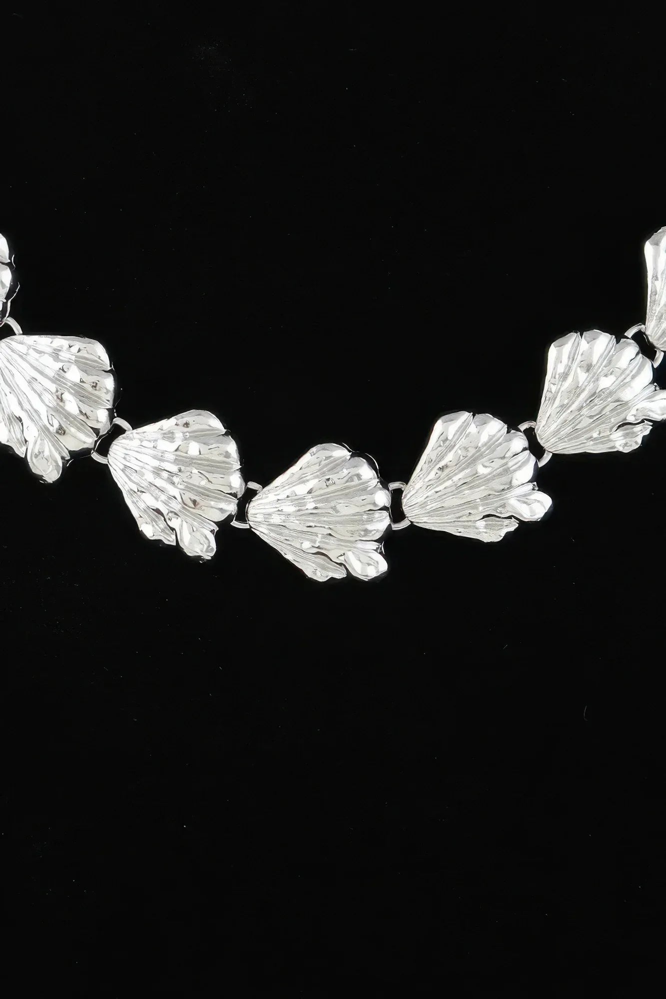 Hammered Sea Shell Charm Necklace | Mixtshop LLC