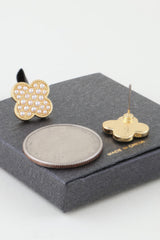 Pearled Clover Stud Earrings | Mixtshop LLC