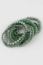 Multi Blaze Crystal Beaded Bracelet | Mixtshop LLC