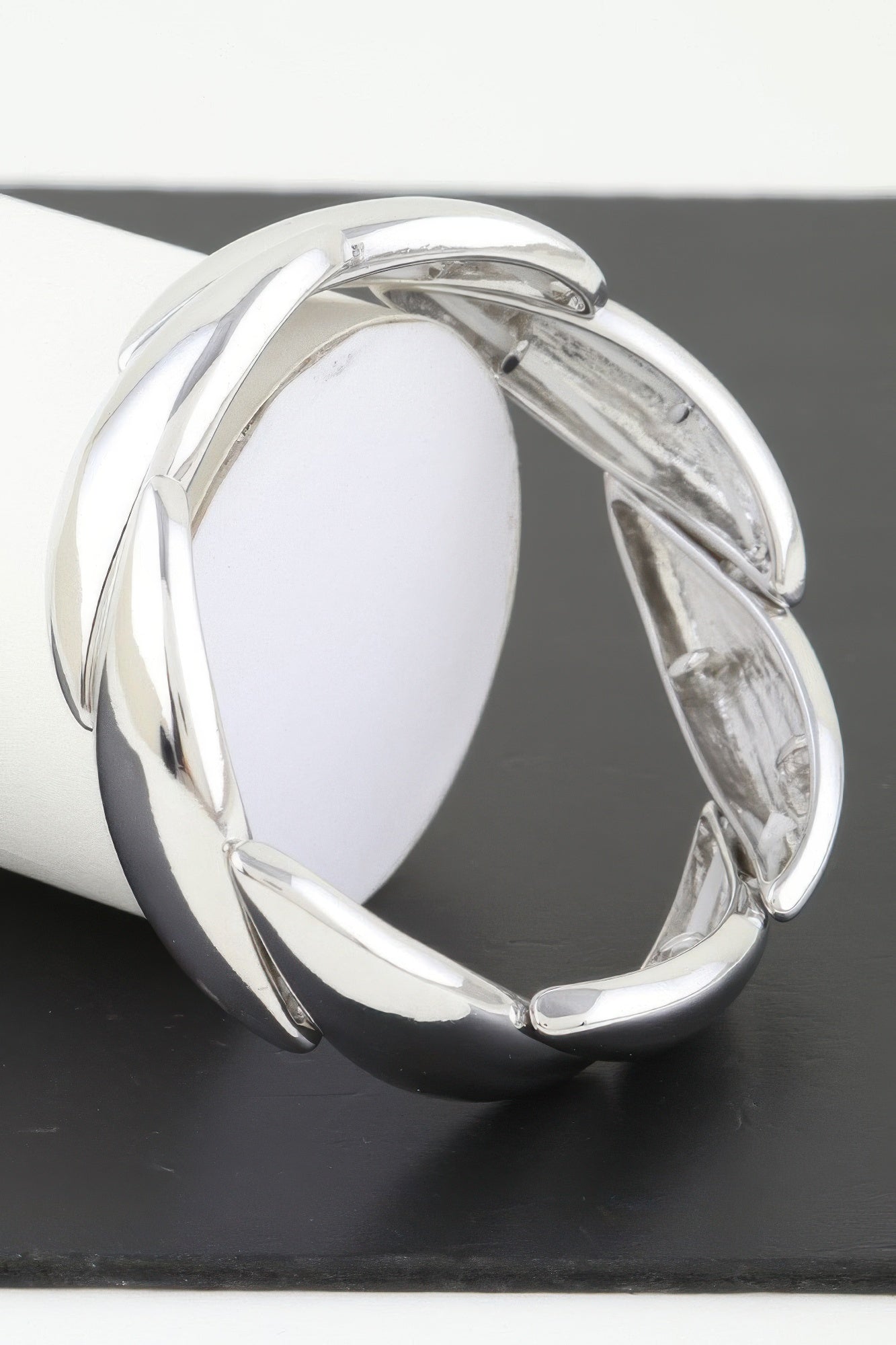 Shiny Overlapping Leaves Bracelet | Mixtshop LLC