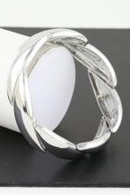 Shiny Overlapping Leaves Bracelet | Mixtshop LLC