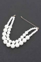 Faux Pearl Multi Necklace | Mixtshop LLC