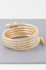 Coiled Bejeweled Snake Bracelet | Mixtshop LLC