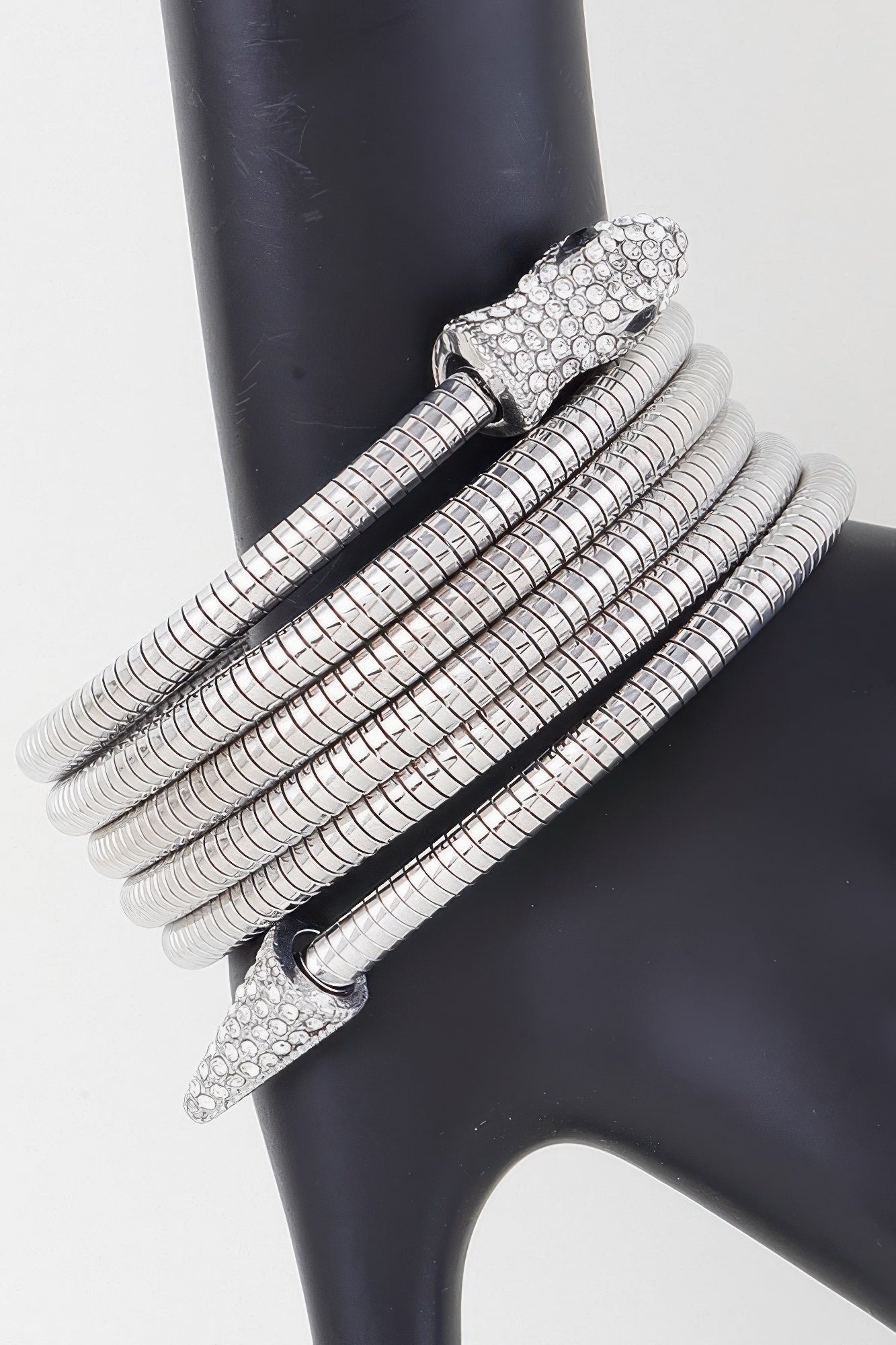Coiled Bejeweled Snake Bracelet | Mixtshop LLC