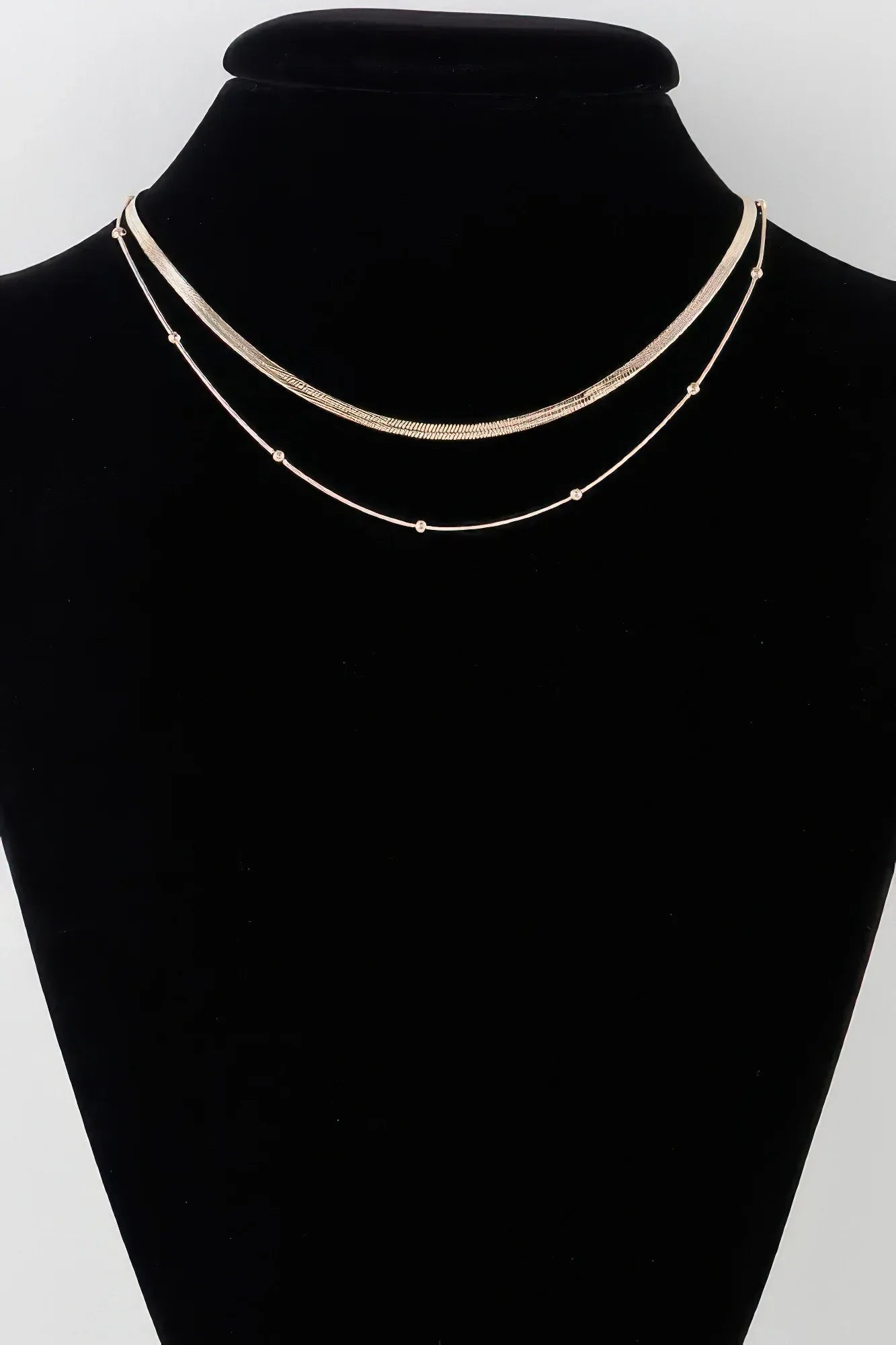 Two Layer Beaded Necklace | Mixtshop LLC Main image