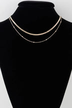 Two Layer Beaded Necklace | Mixtshop LLC