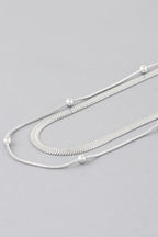 Two Layer Beaded Necklace | Mixtshop LLC