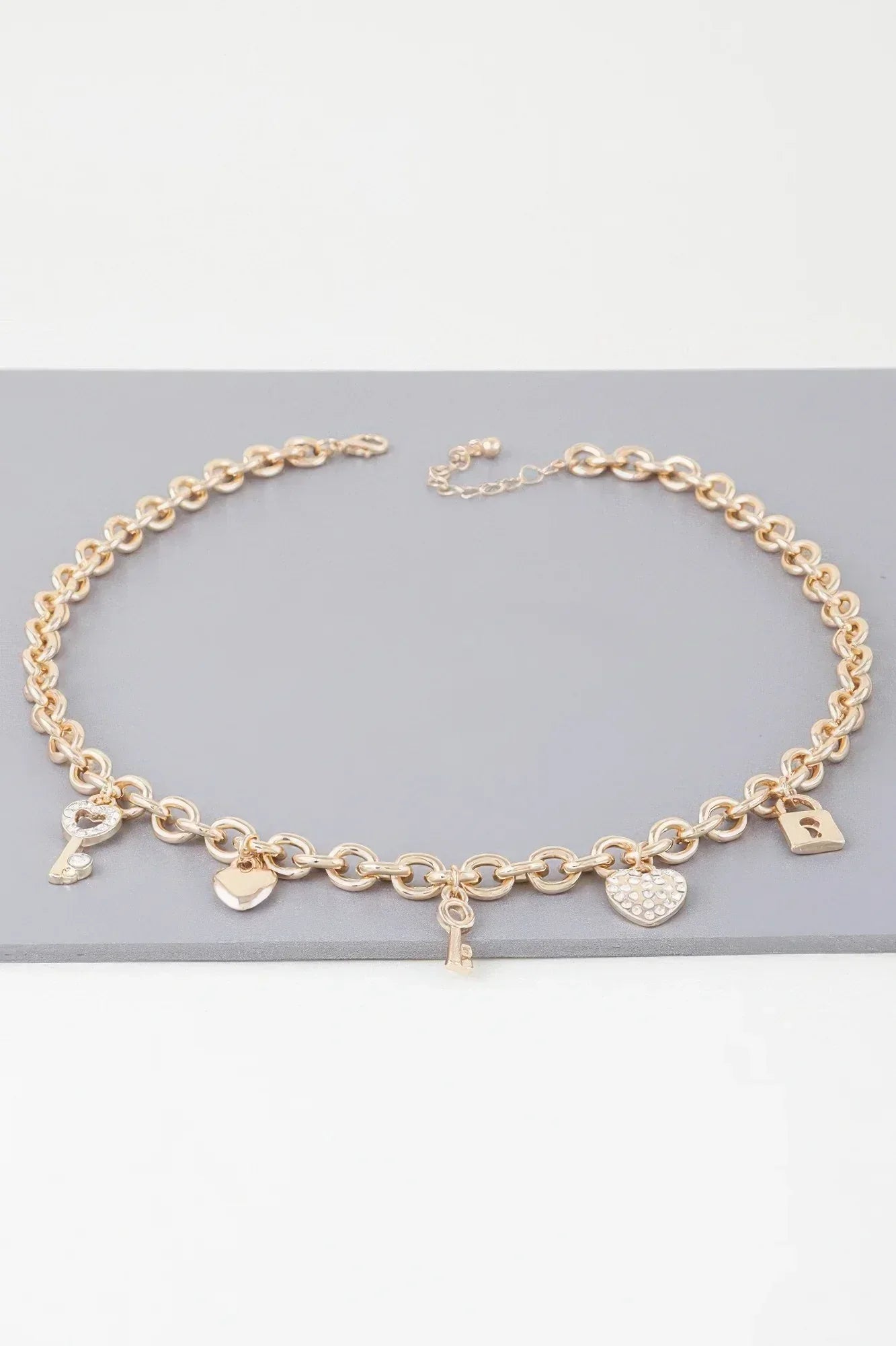 Heart Locker Charm Necklace Secondary image
