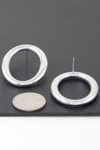 Shiny O Oval Earrings | Mixtshop LLC