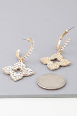 Bejeweled Flower Earrings | Mixtshop LLC