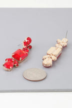 Rhinestone Dangle Drop Earrings | Mixtshop LLC