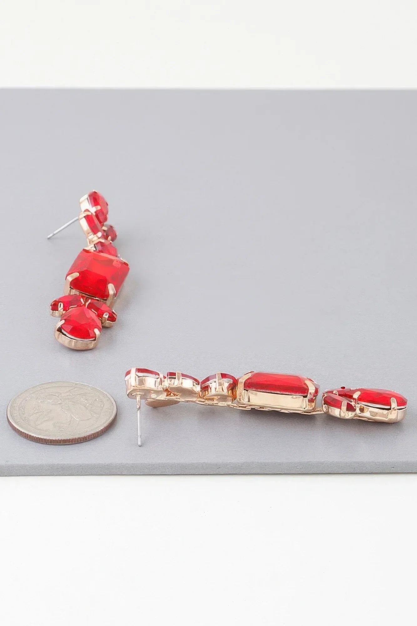 Rhinestone Dangle Drop Earrings | Mixtshop LLC