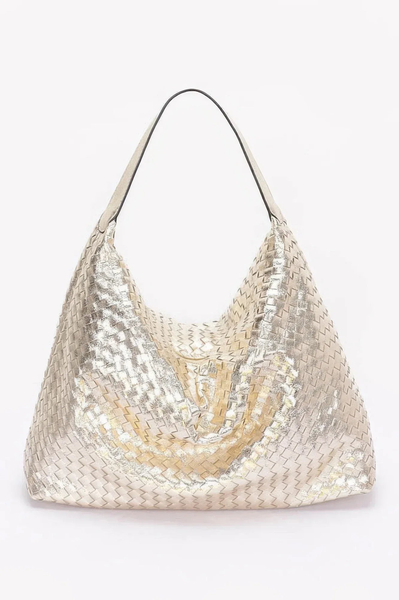 Metallic Braided Tote Bag | Mixtshop LLC Main image