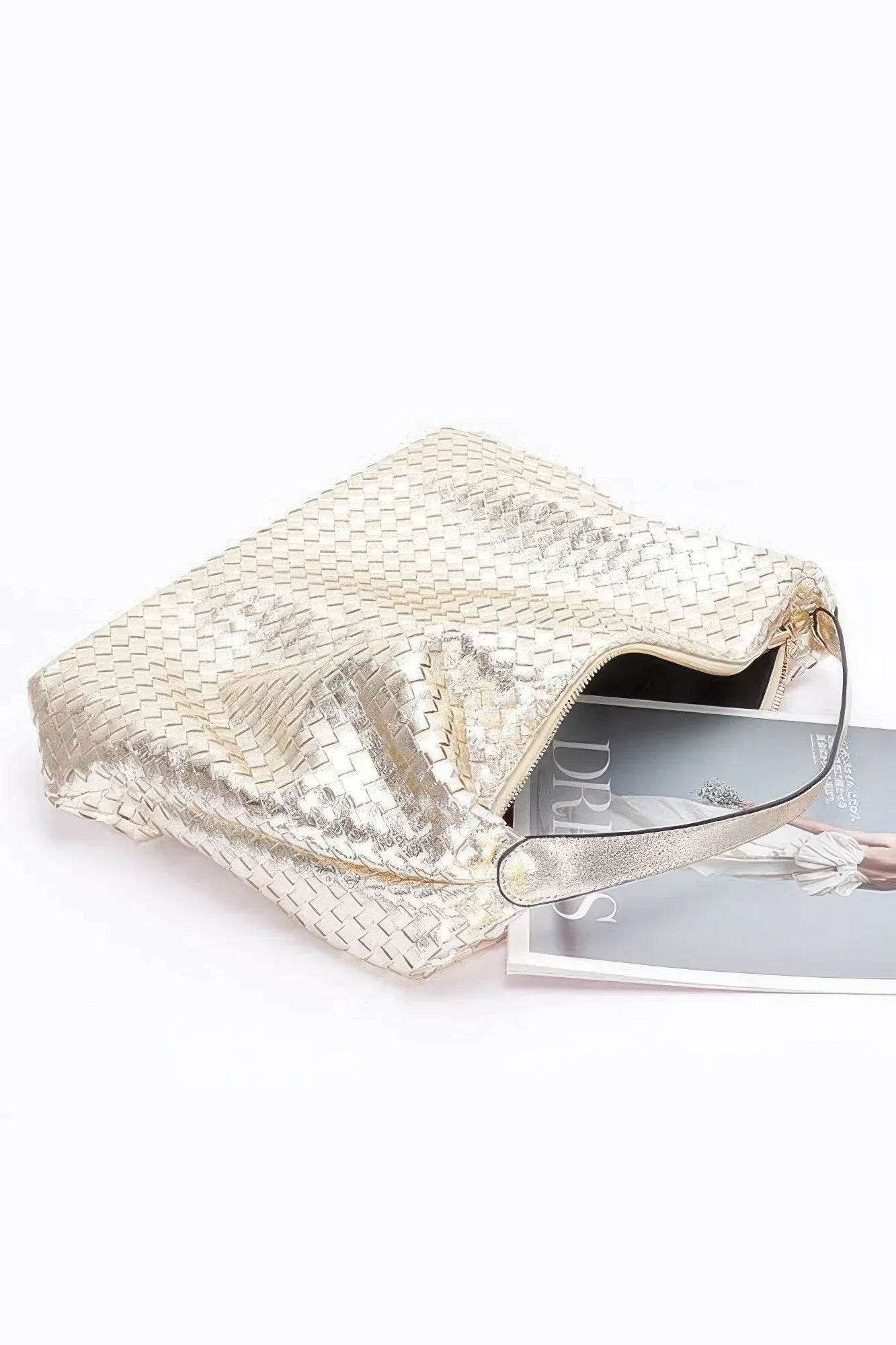 Metallic Braided Tote Bag | Mixtshop LLC