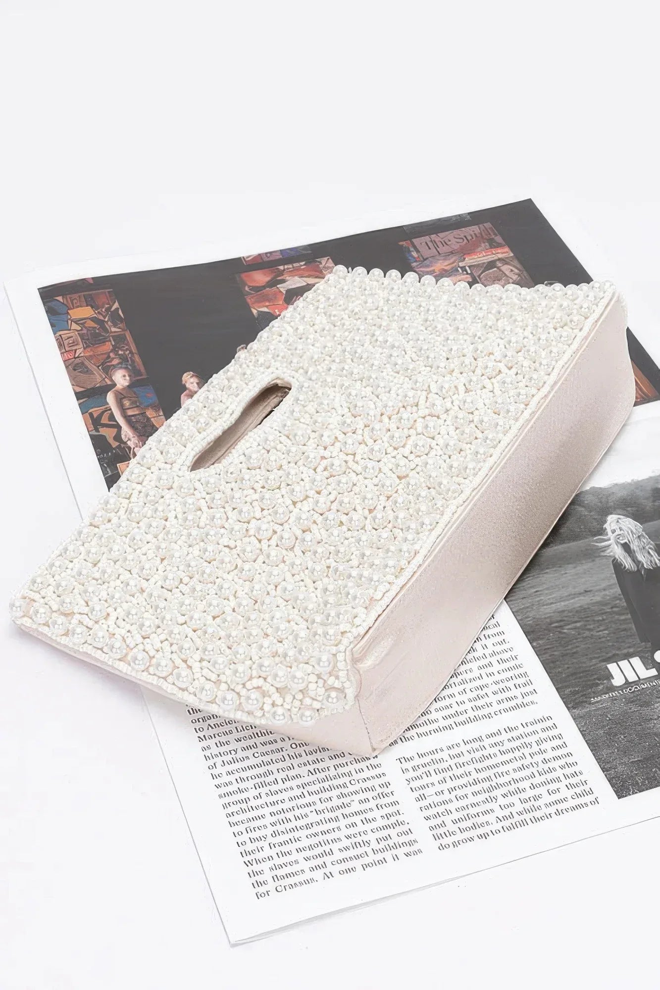 Faux Pearl Handmade Clutch Secondary image