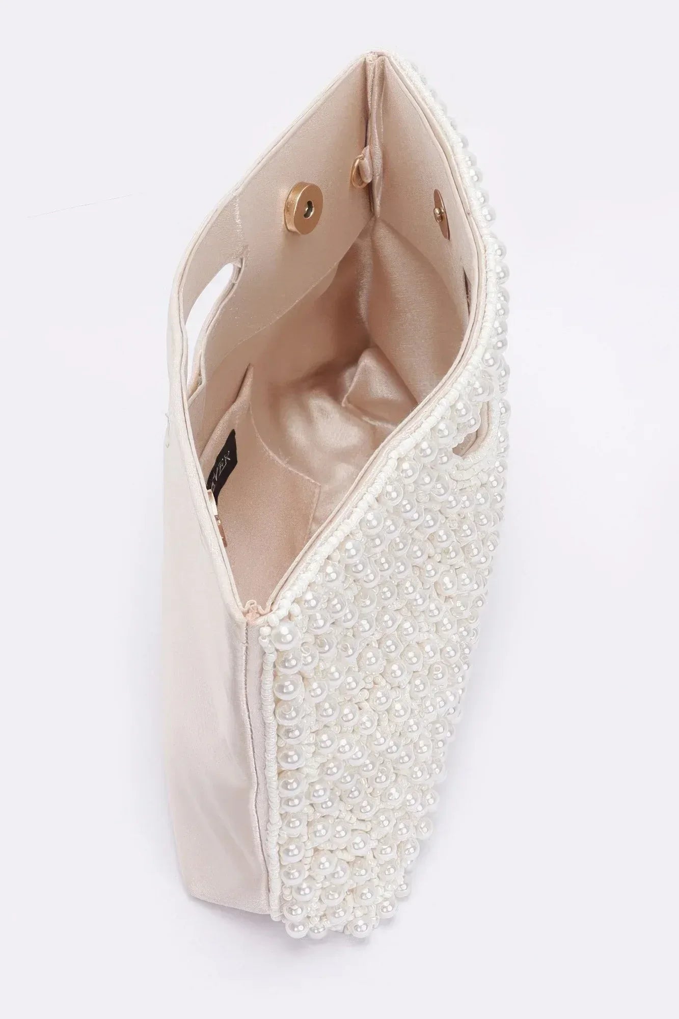 Faux Pearl Handmade Clutch | Mixtshop LLC
