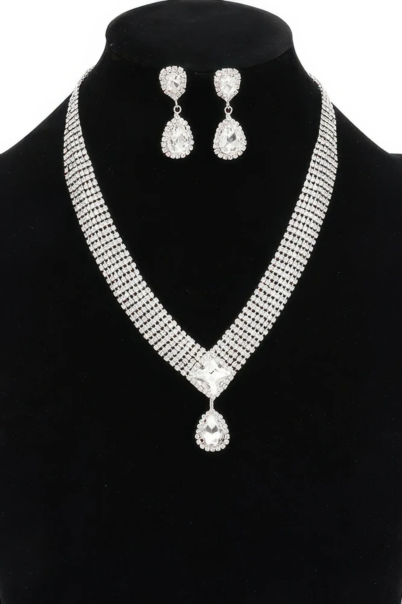 Rhinestone Necklace Set | Mixtshop LLC Main image