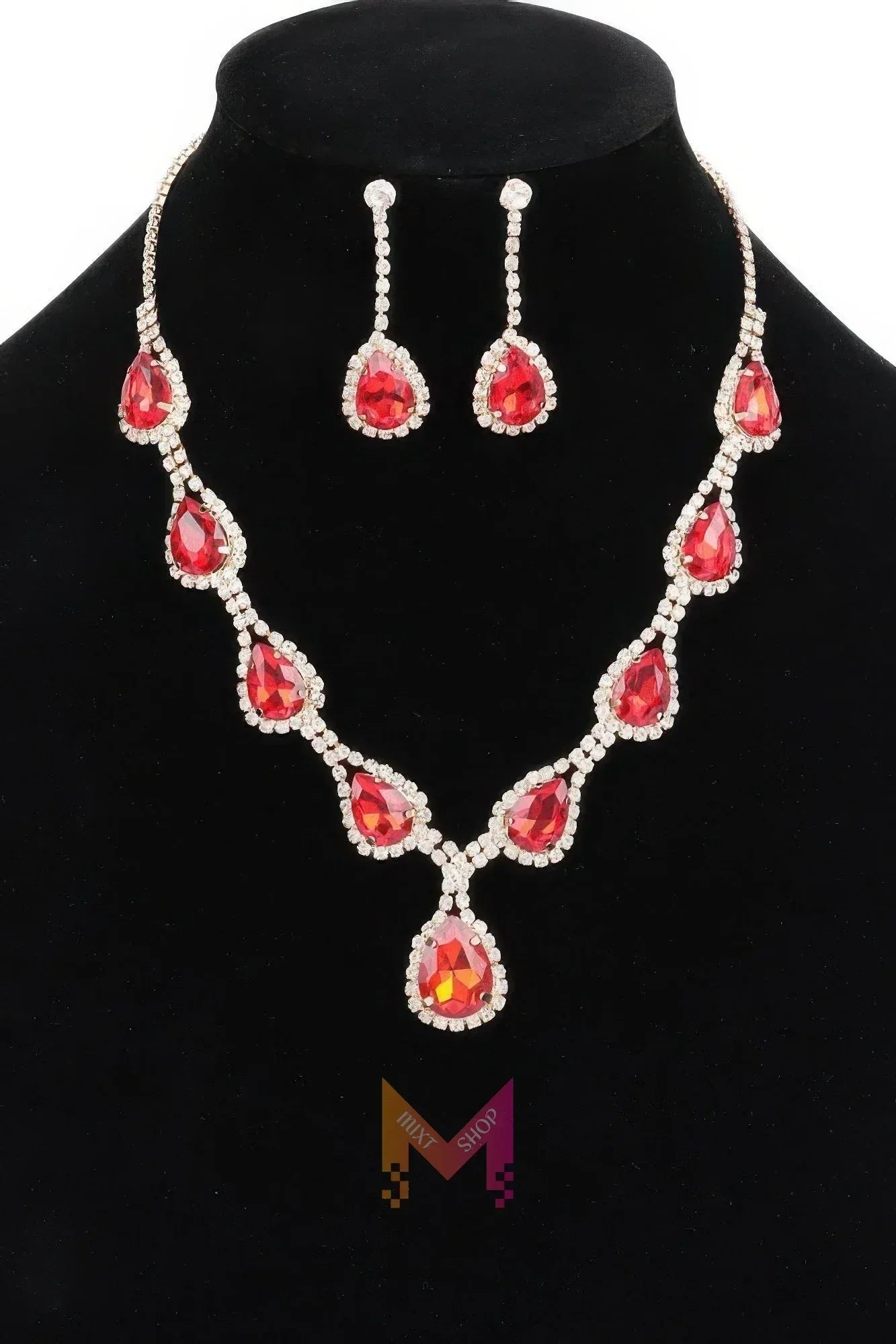 Rhinestone Necklace Set | Mixtshop LLC Main image