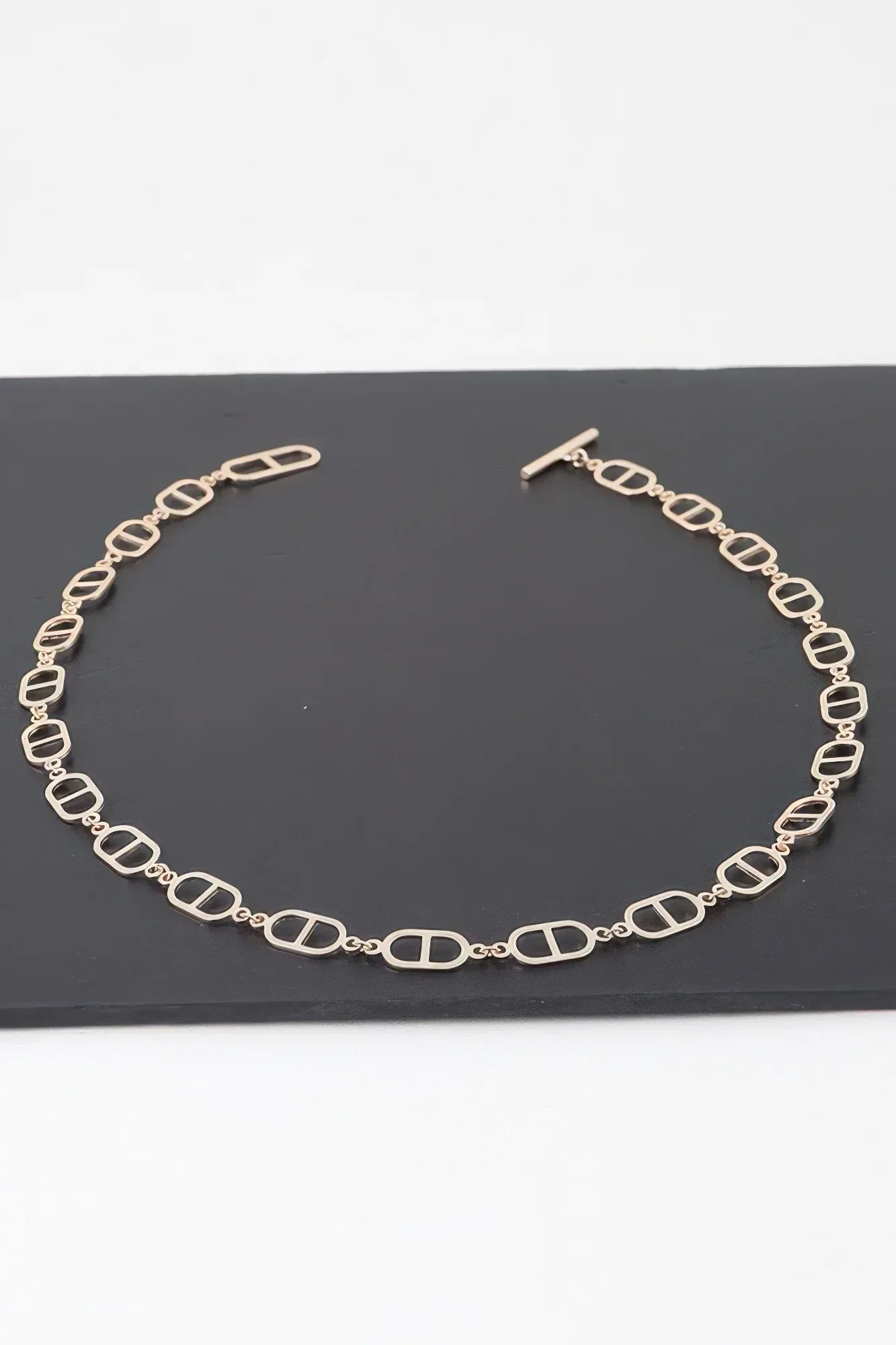 Mariner Chain Toggle Necklace Secondary image