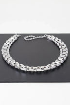 Jeweled Box Chain Necklacee | Mixtshop LLC
