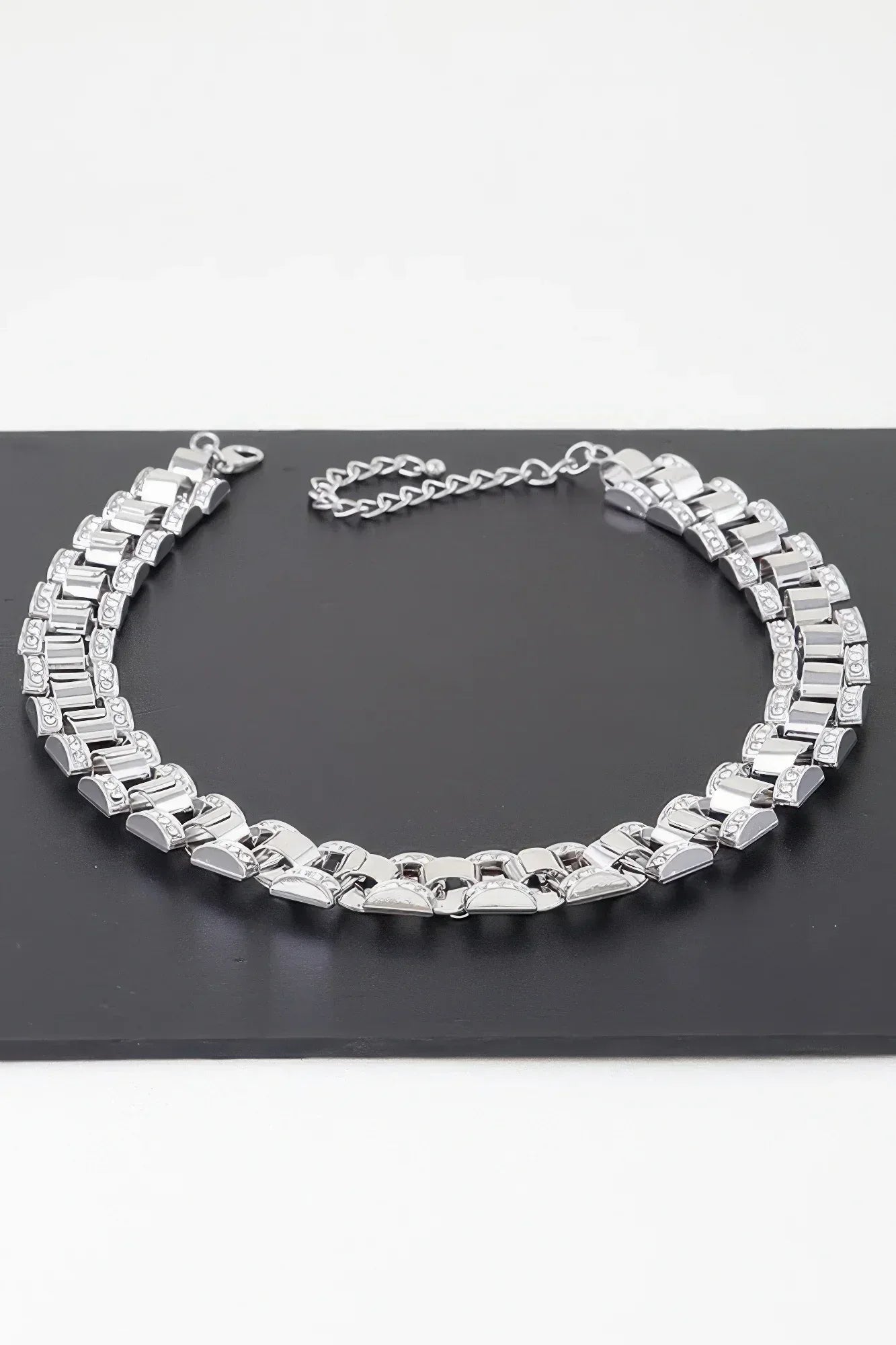 Jeweled Box Chain Necklacee | Mixtshop LLC