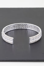 Wide Cubic Zirconia Cuff Bracelet | Mixtshop LLC