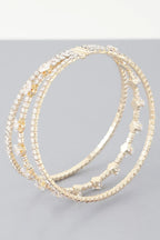 Triple Cubic Zirconia Bracelet | Mixtshop LLC