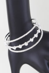 Triple Cubic Zirconia Bracelet | Mixtshop LLC