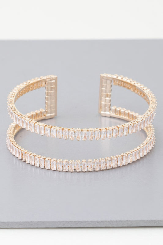 Crystal Cubic Zirconia Bracelet | Mixtshop LLC