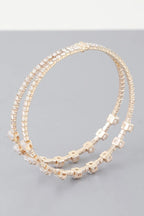 Double Cubic Zirconia Bracelet | Mixtshop LLC