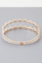 Double Cubic Zirconia Bracelet | Mixtshop LLC