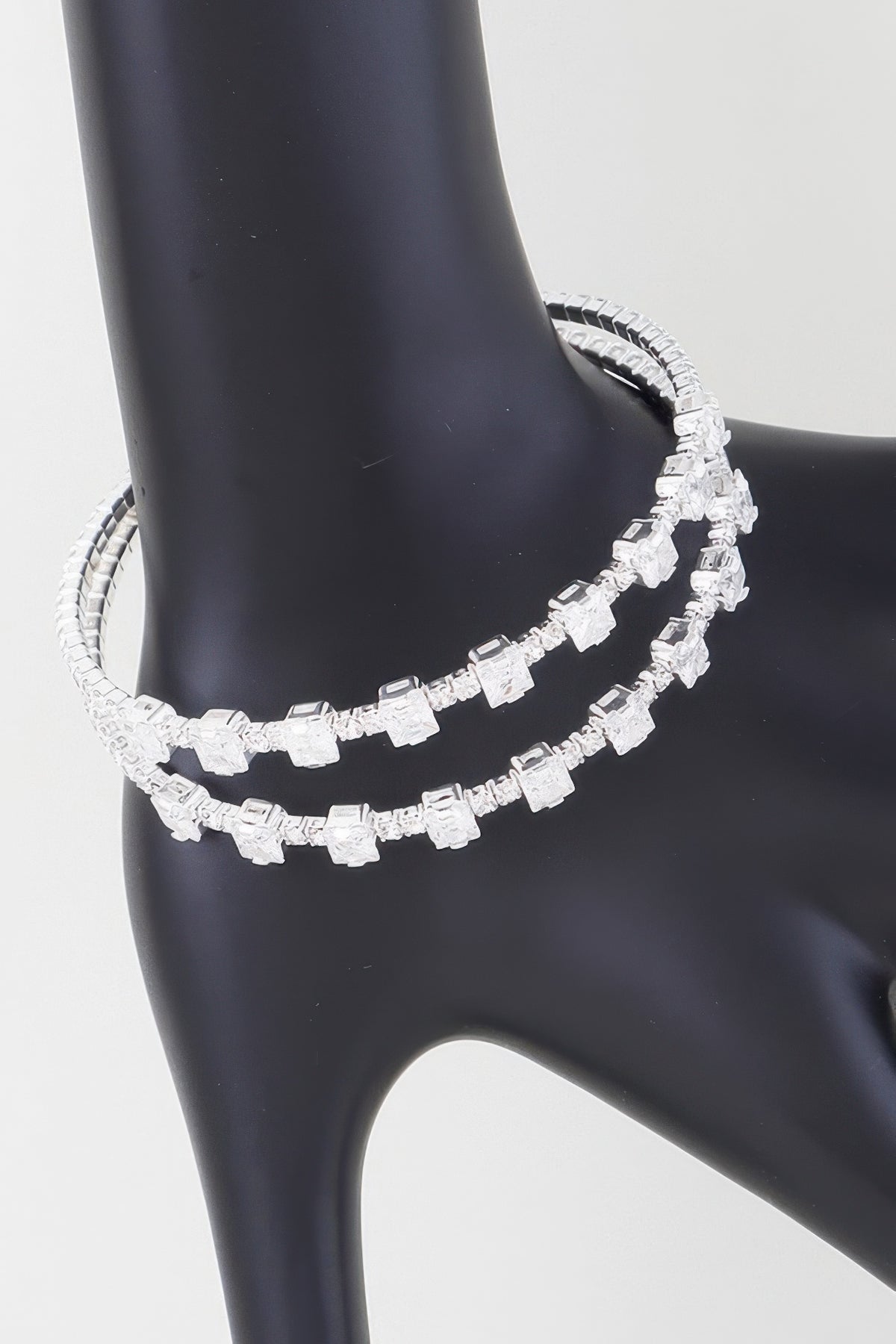 Double Cubic Zirconia Bracelet | Mixtshop LLC