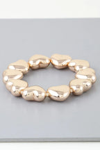 Shiny Heart Charm Bracelet | Mixtshop LLC
