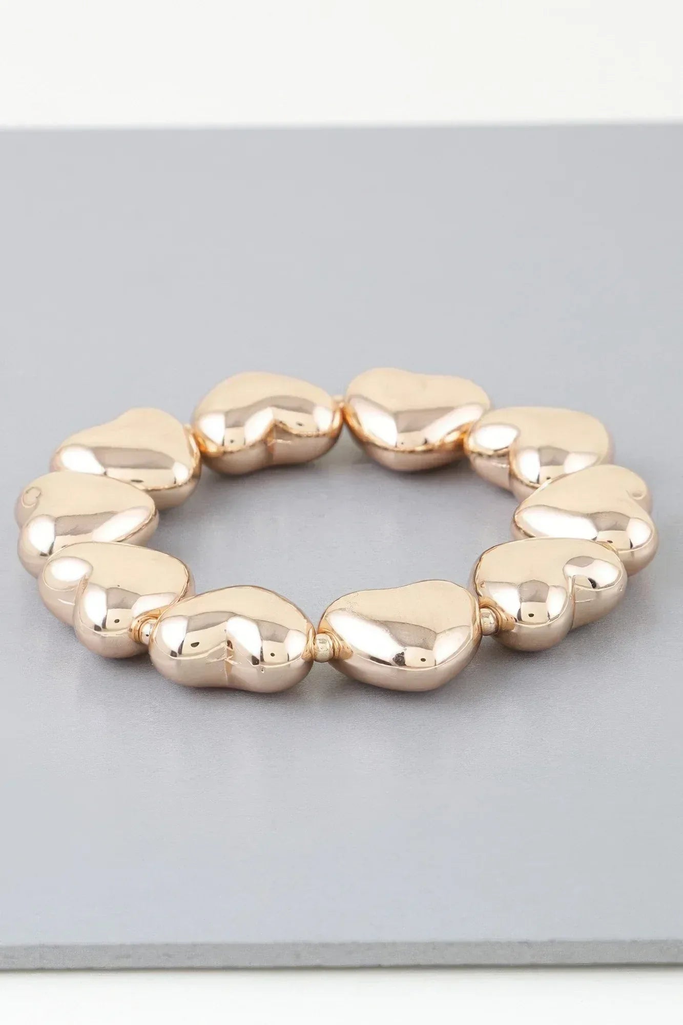 Shiny Heart Charm Bracelet | Mixtshop LLC