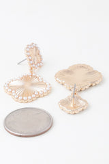 Pearled Clover Drop Earrings | Mixtshop LLC