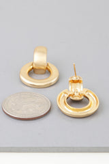 Polished Ring Drop Earrings | Mixtshop LLC
