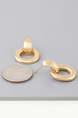 Polished Ring Drop Earrings | Mixtshop LLC