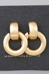 Polished Ring Drop Earrings | Mixtshop LLC