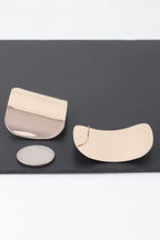 Modern Shiny Plate Earrings | Mixtshop LLC