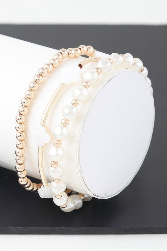 Multi Clover Beaded Bracelet | Mixtshop LLC