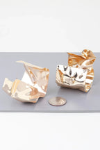 Ripple Plate Hoop Earrings | Mixtshop LLC