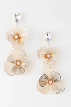 Jewel Flower Teardrop Earrings | Mixtshop LLC